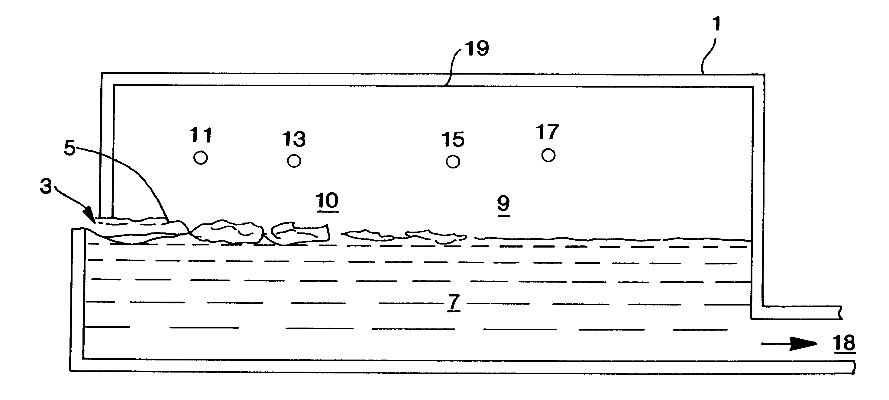 Glass melting process and apparatus with reduced emissions and refractory corrosion