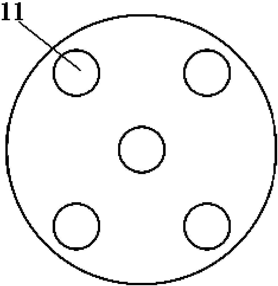 Device for absorbing negative polarity particles