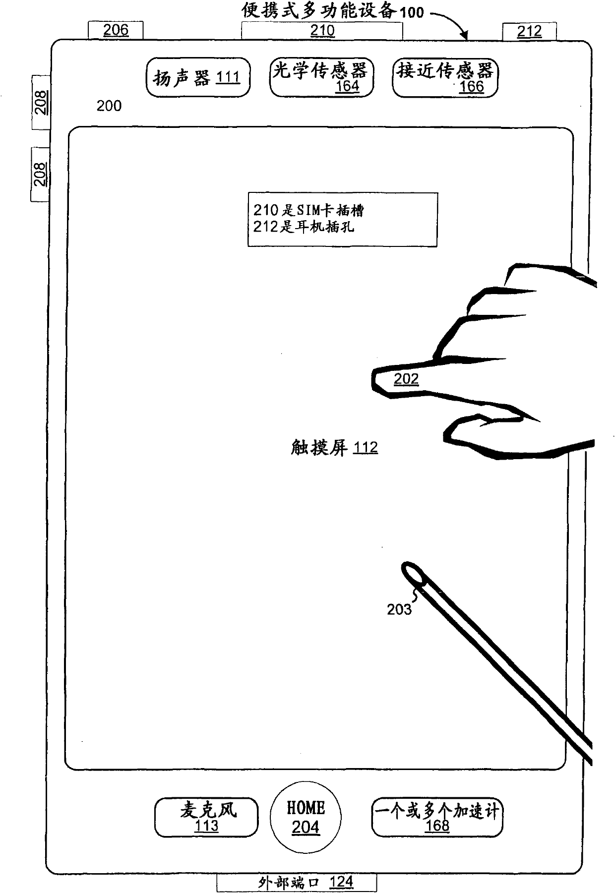 Method and device for scrolling multi-section document and multifunctional device