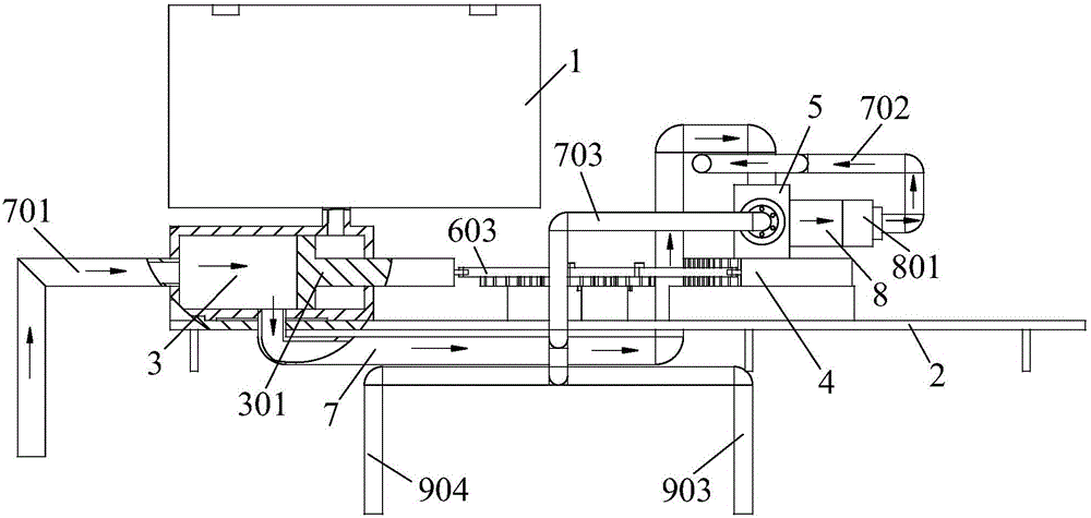 Upward-floating and steering integrated device for small submersible