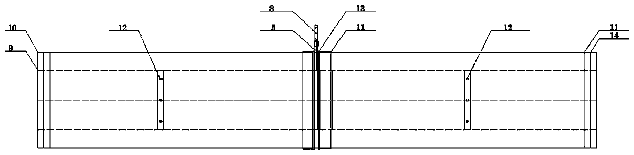 Self-heat-insulation flexible interlayer air duct for tunneling roadway or vertical shaft