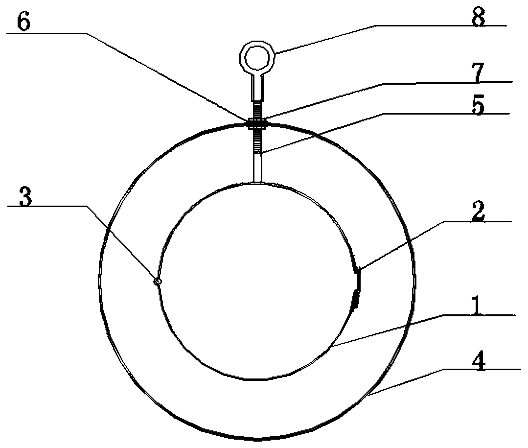 Self-heat-insulation flexible interlayer air duct for tunneling roadway or vertical shaft