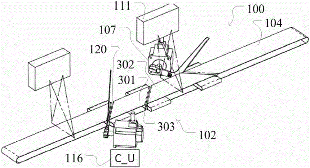 A cutting apparatus and a method for cutting food products into smaller food products
