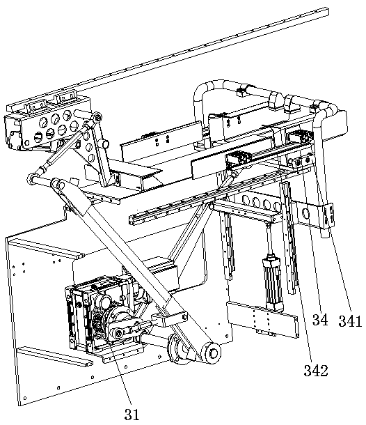 Material clamping and conveying method of prefabricated bag packaging machine