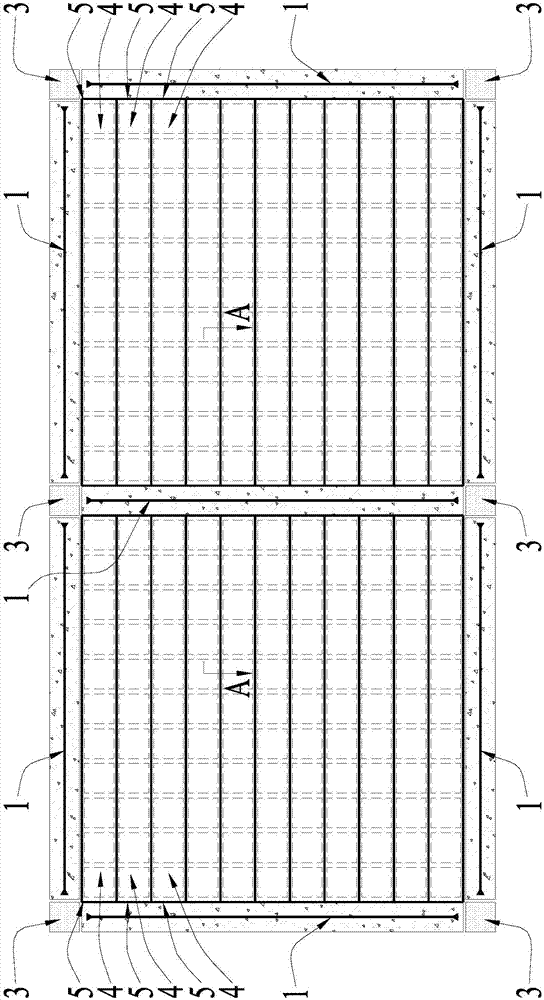 Assembled laminated hollow floor cover and its construction method