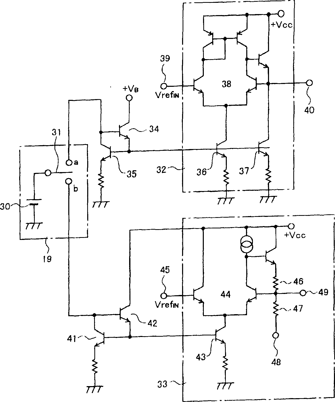 Shock Sound prevention circuit