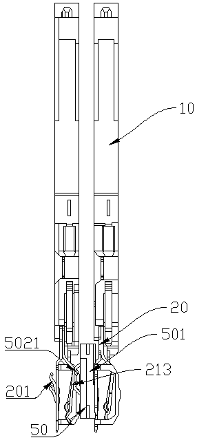 Electric connector device