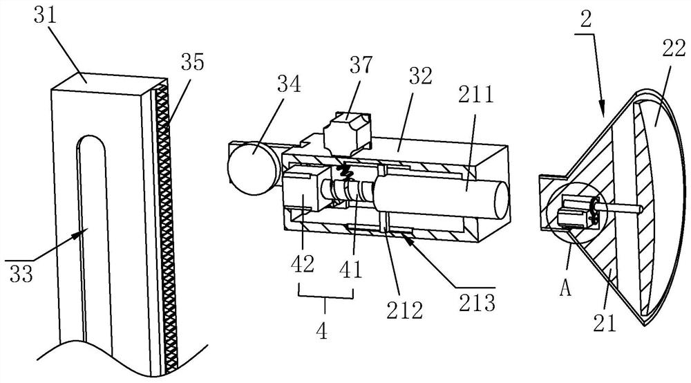 A wall grinding device for architectural decoration