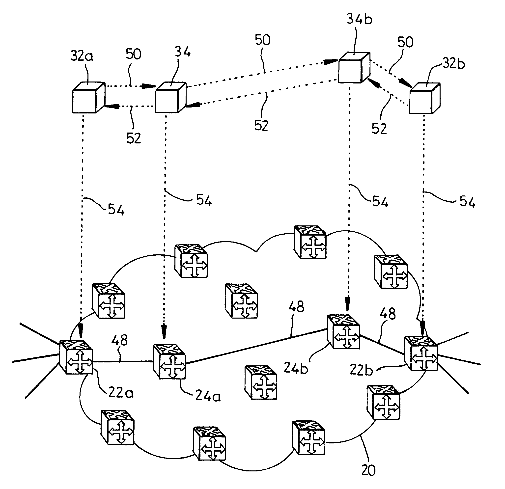 Differential forwarding in address-based carrier networks