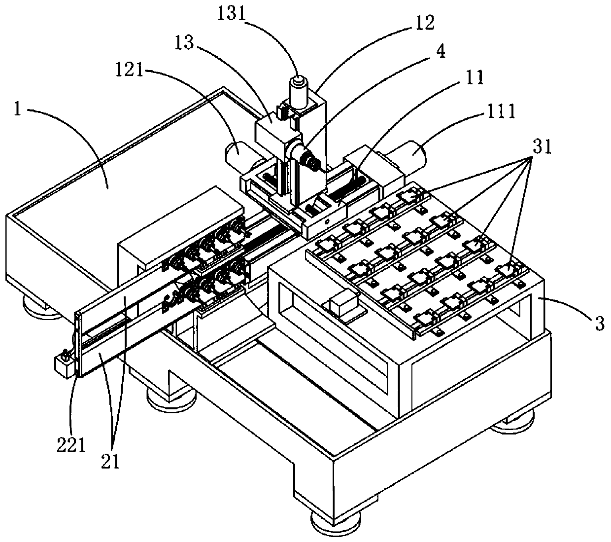 Special numerically-controlled milling machine for machining for television borders