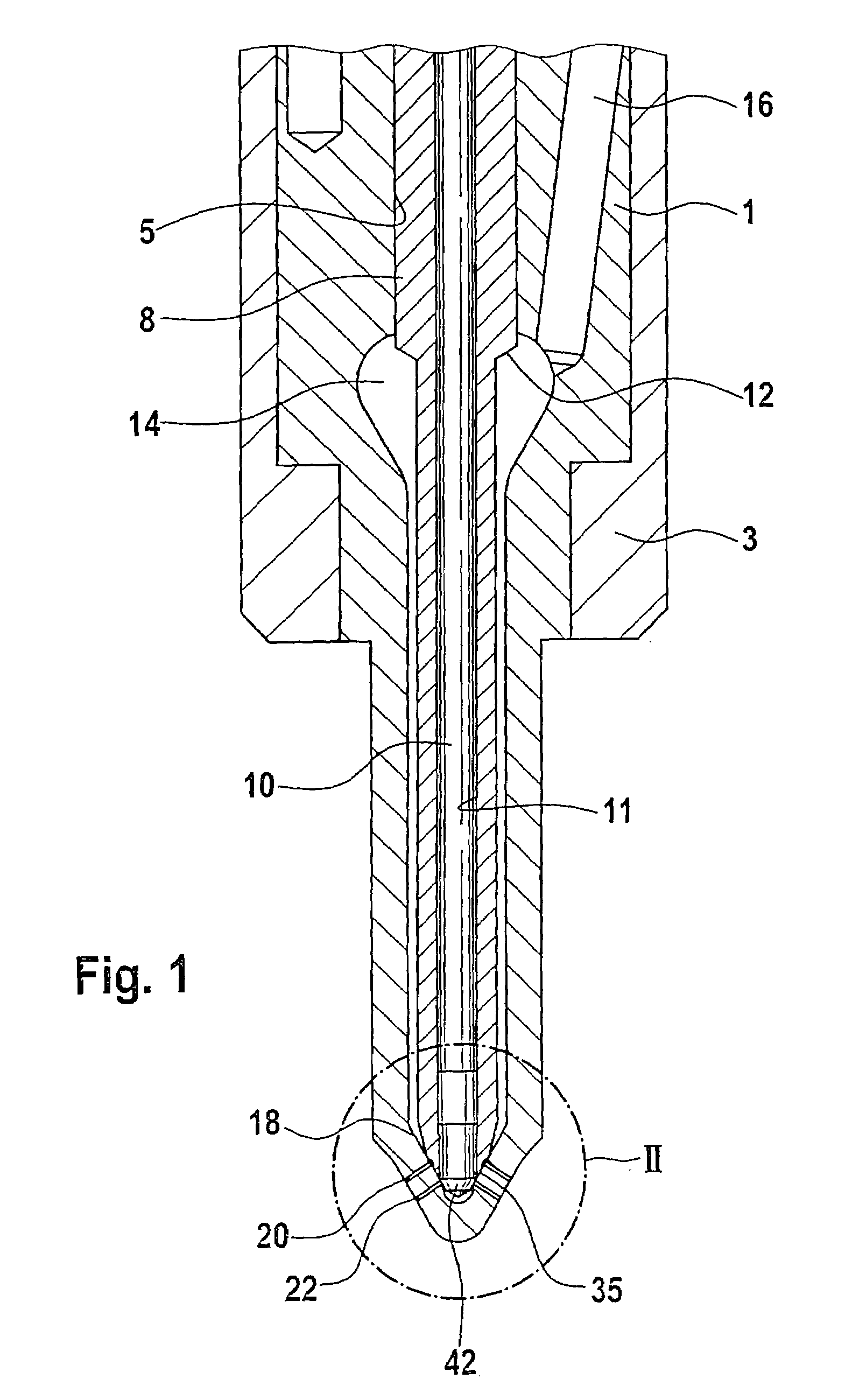 Fuel injection valve for internal combustion engines