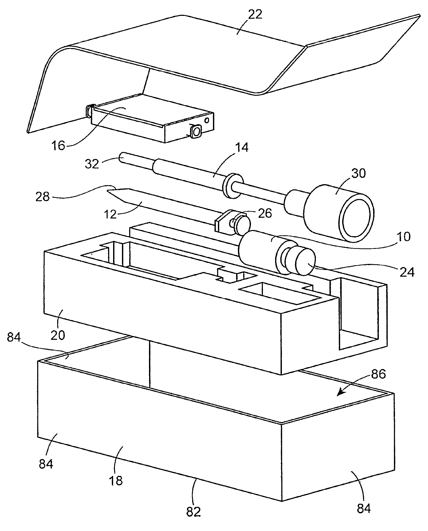 Apparatus and method for reconstituting a pharmaceutical and preparing the reconstituted pharmaceutical for transient application