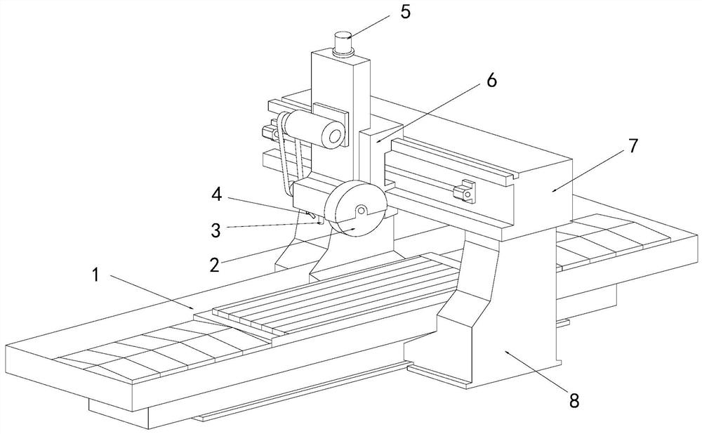 Numerically-controlled milling-grinding integrated machine