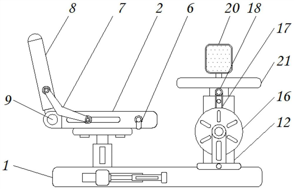 Orthopedic rehabilitation automatic training device capable of adjusting exercise intensity