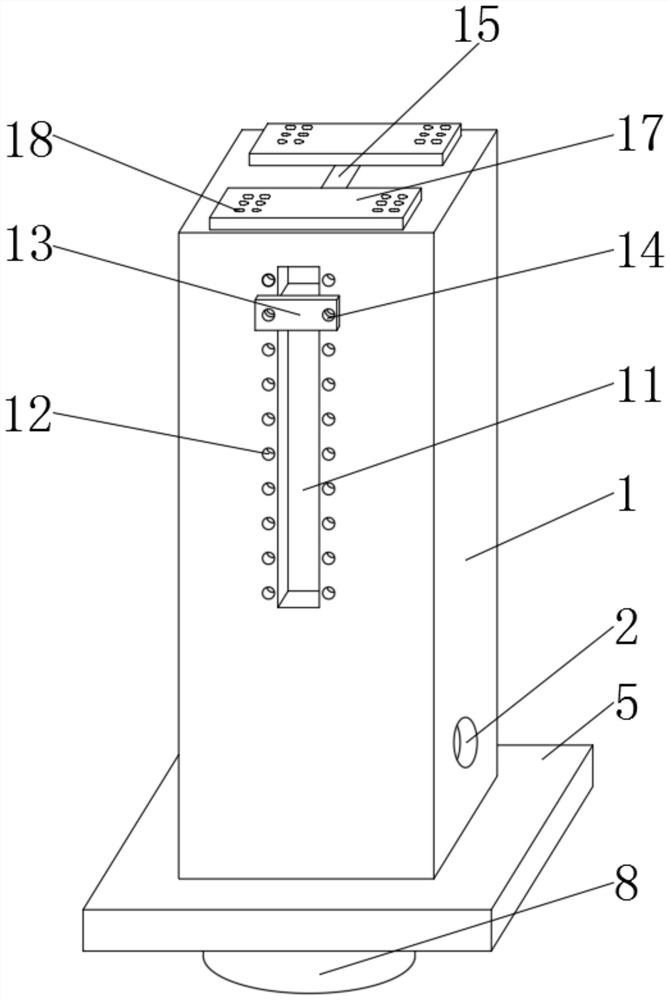 Driving square column for rotary connection