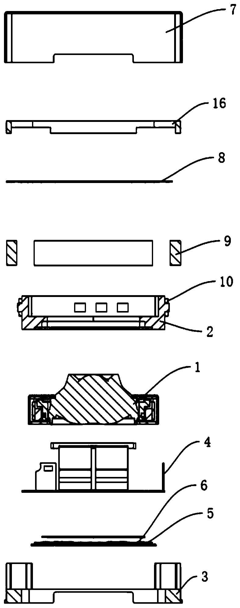 Voice coil motor with five-axis OIS structure, photographic device and electronic equipment