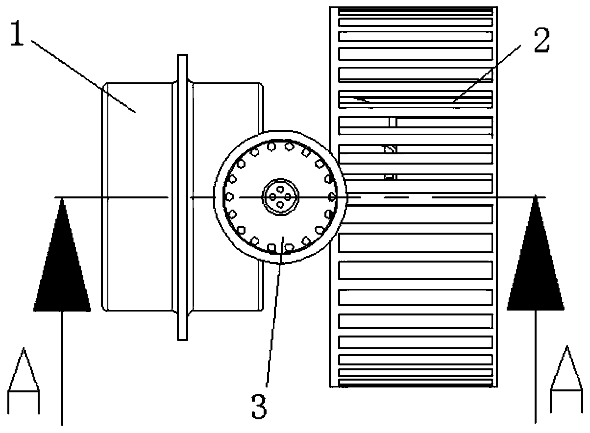 A range hood impeller using ultrasonic cleaning