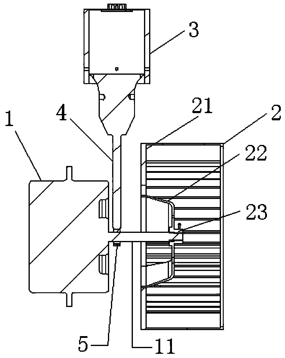 A range hood impeller using ultrasonic cleaning