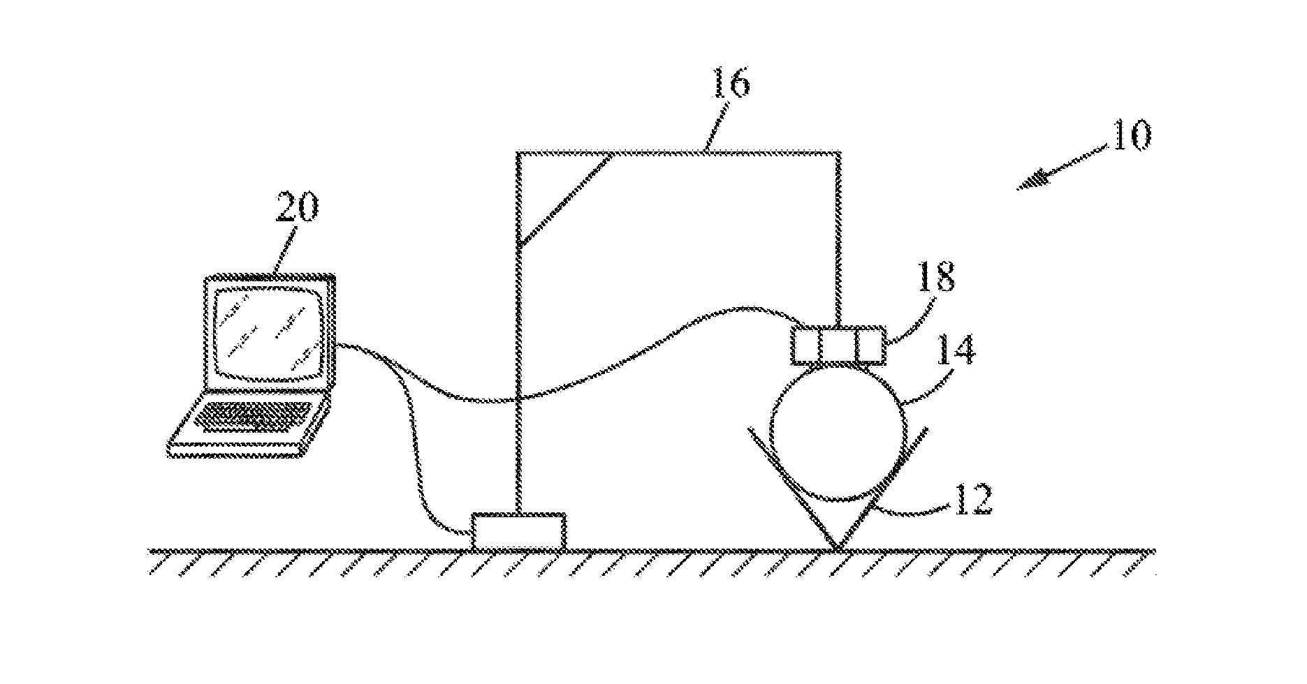 Method for determining geomechanical parameters of a rock sample