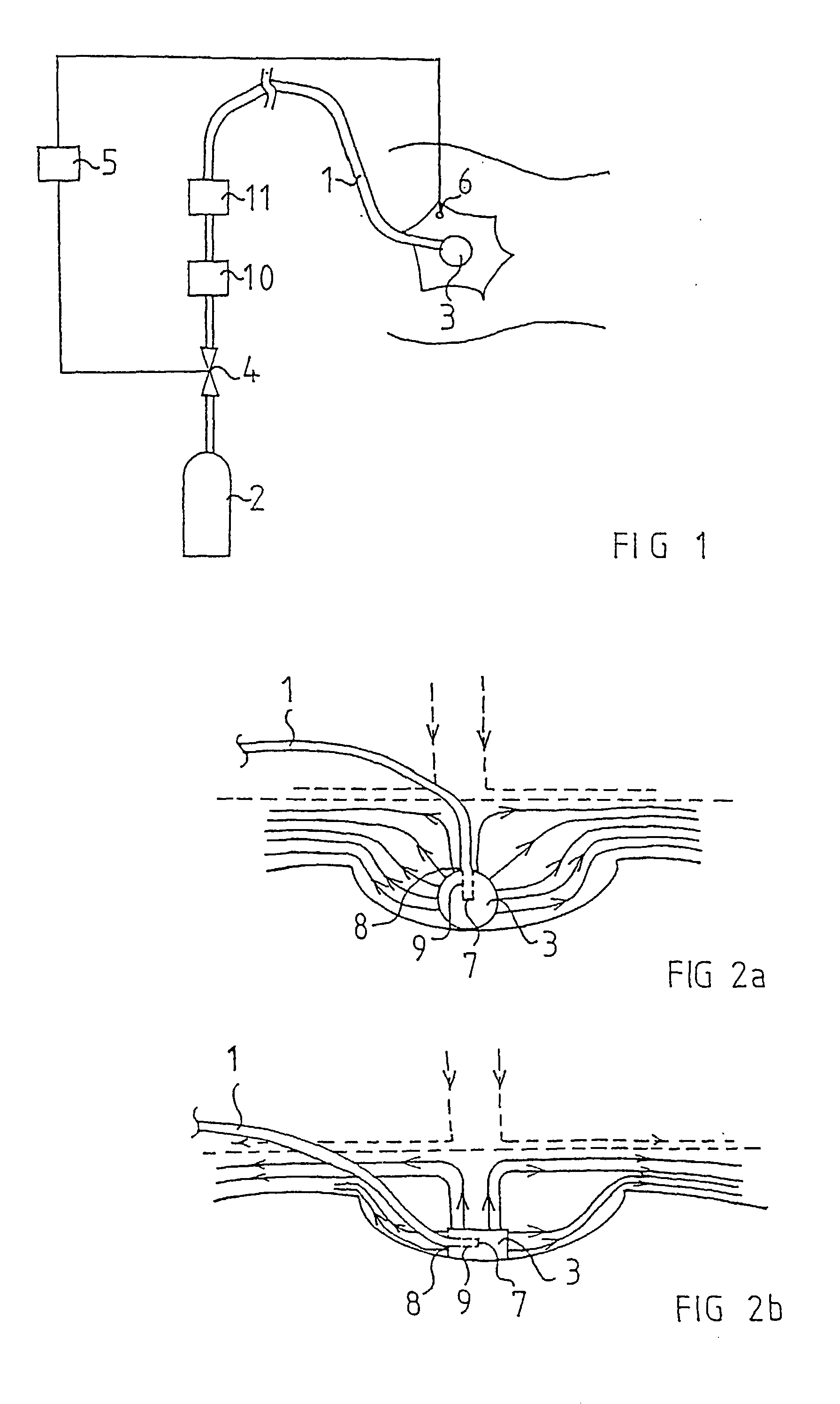Method and a device for creating a protecting atmosphere