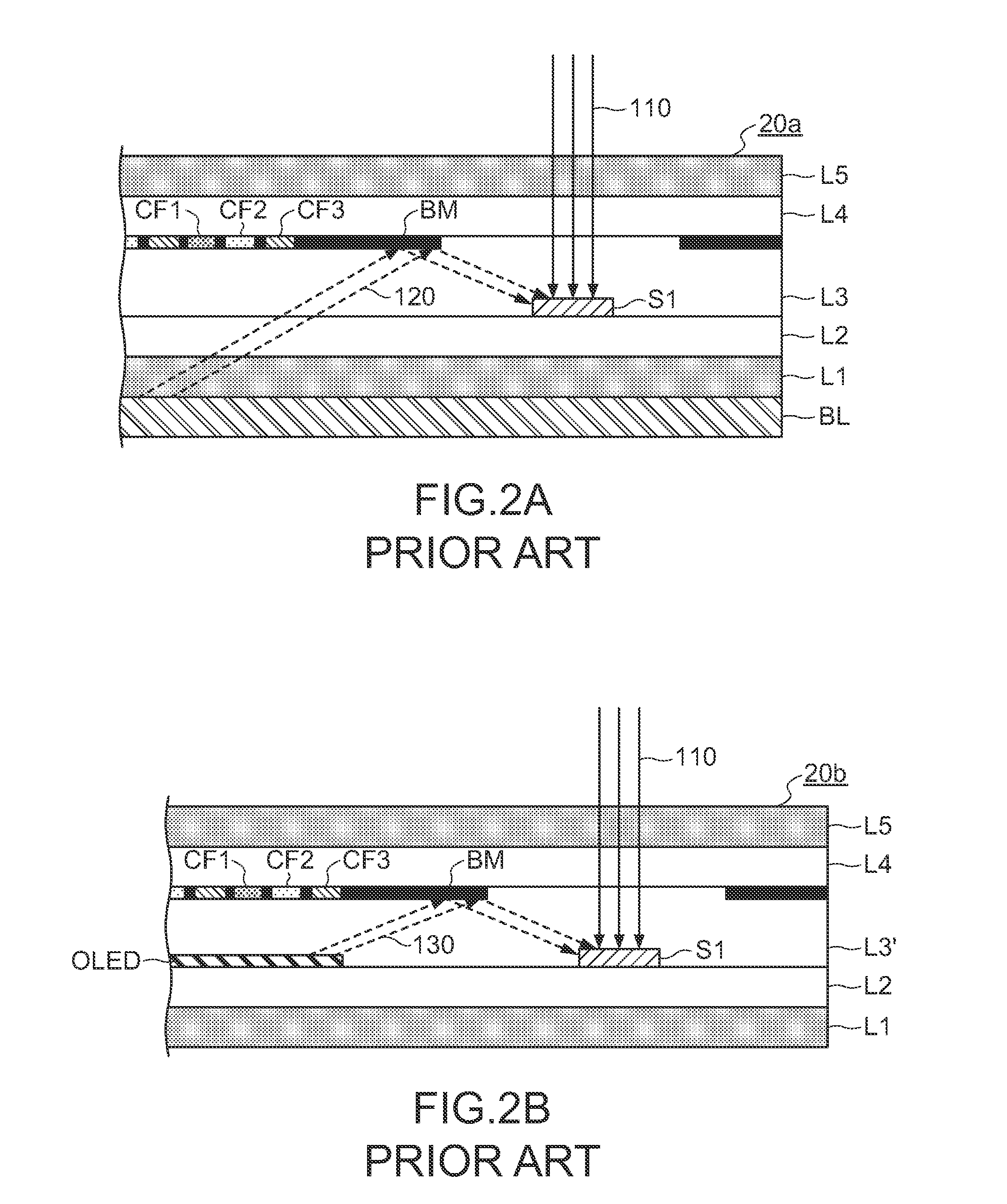 Display device and electronic apparatus equipped with the same