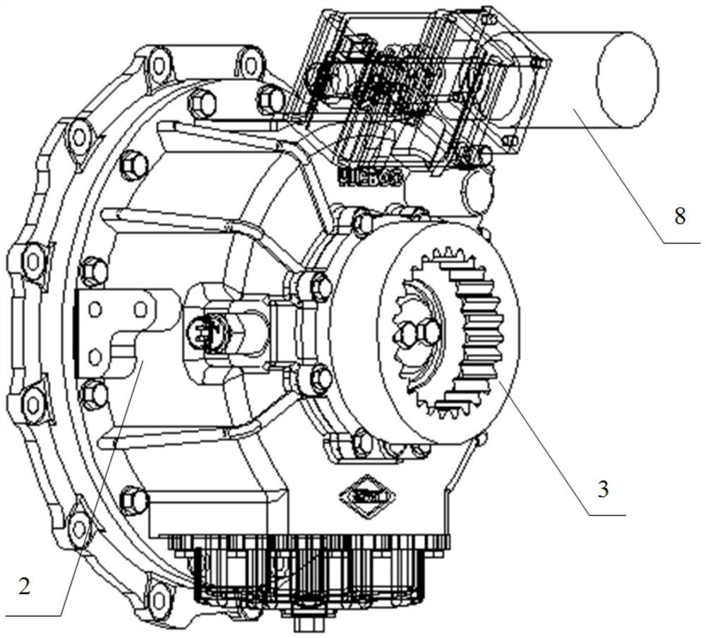 An independent drive system integrating double-sided drive motors with a two-speed automatic transmission