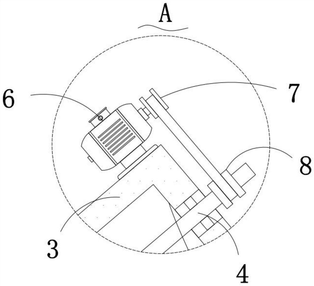 Construction method of gravel screening device for constructional engineering