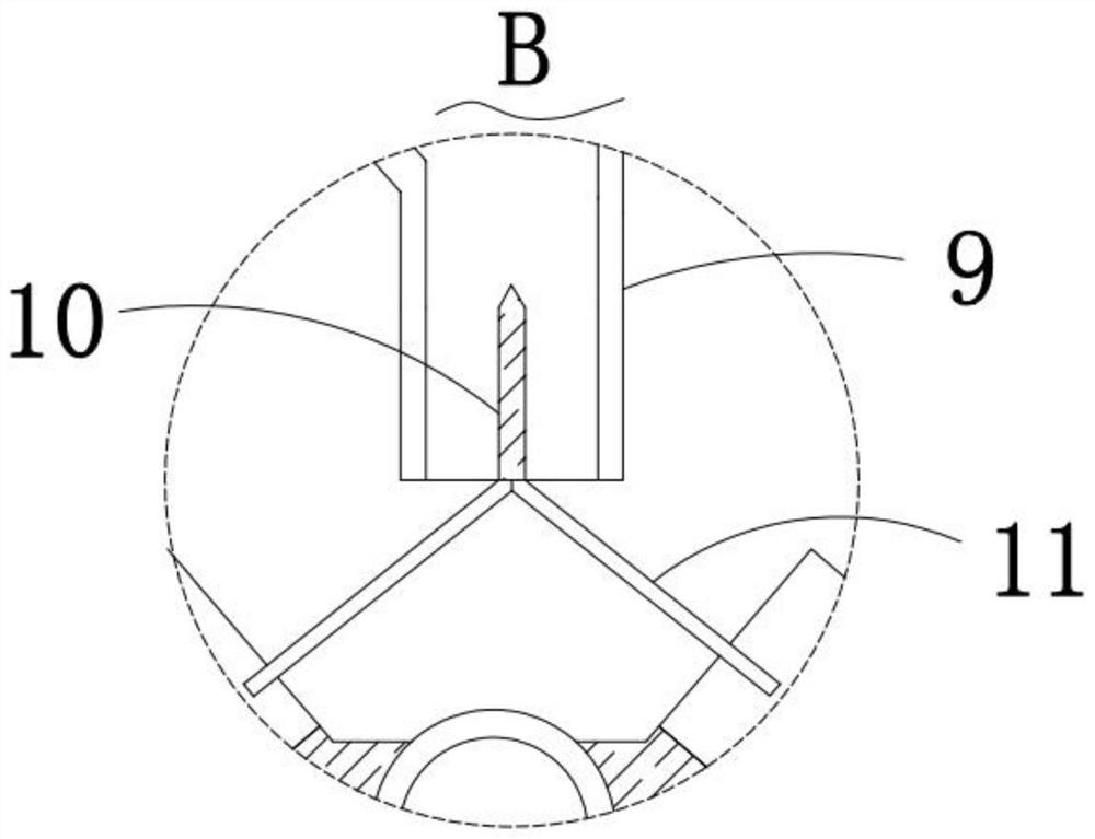 Construction method of gravel screening device for constructional engineering