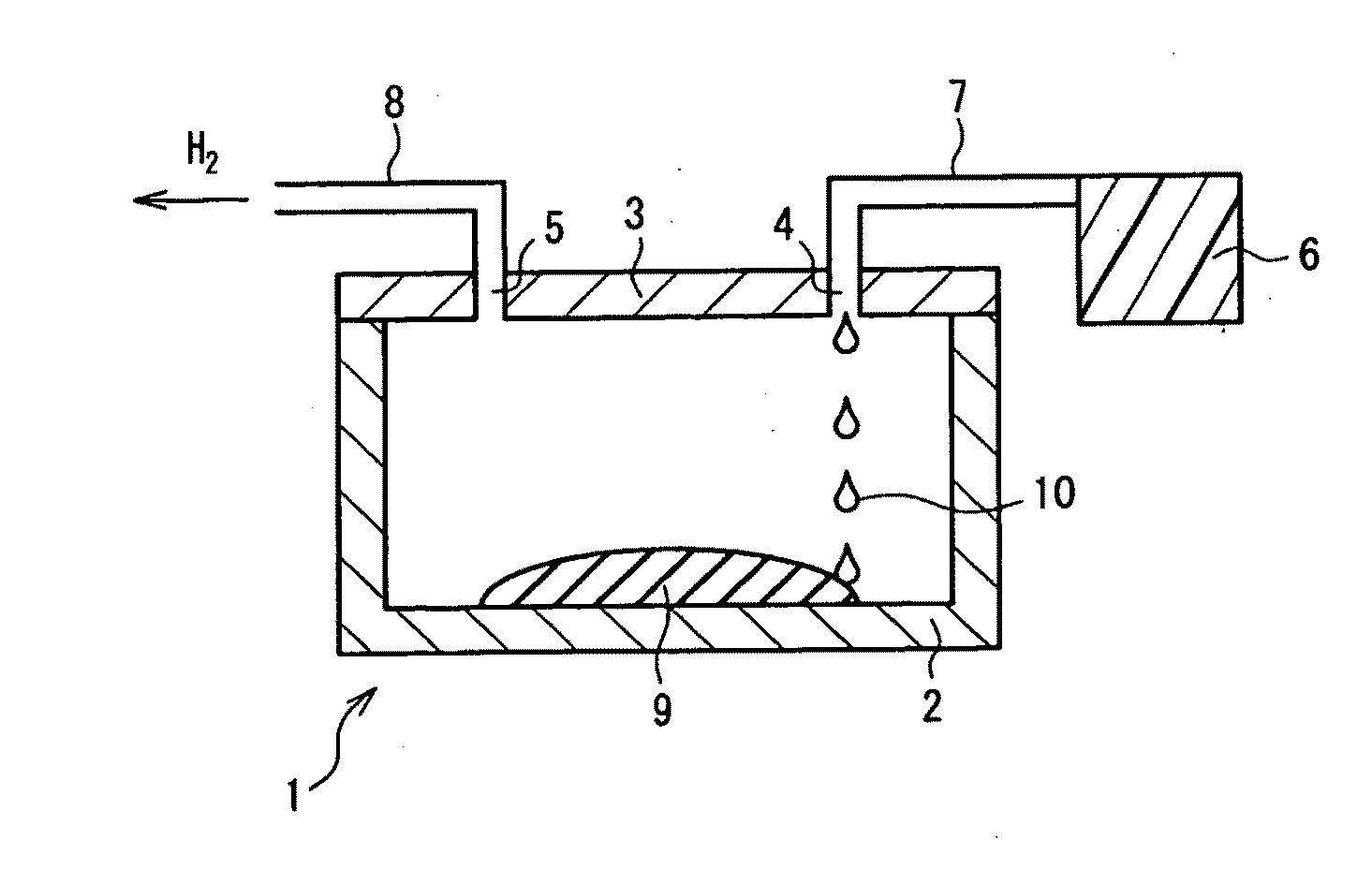 Hydrogen generating material and method for producing the same, and method for producing hydrogen