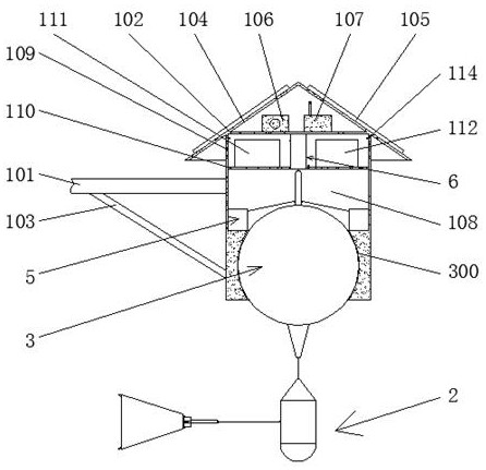 A water level measuring device for reservoir engineering management