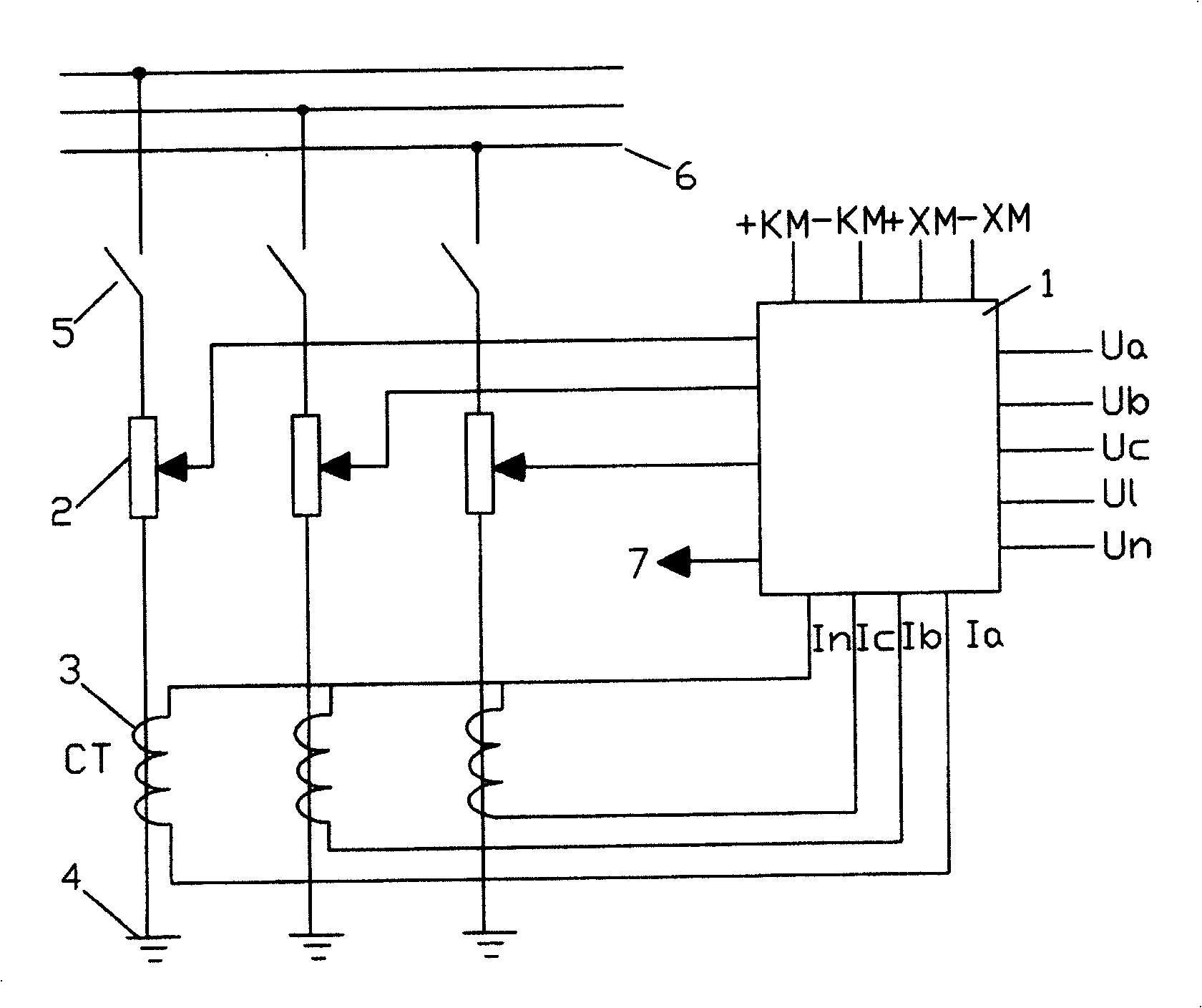 Human body electrification protecting method and apparatus for small current system