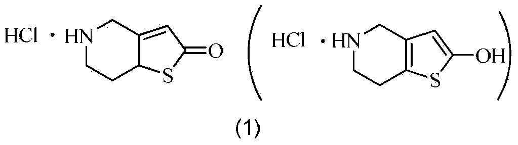 Preparation method of thienopyridine compound