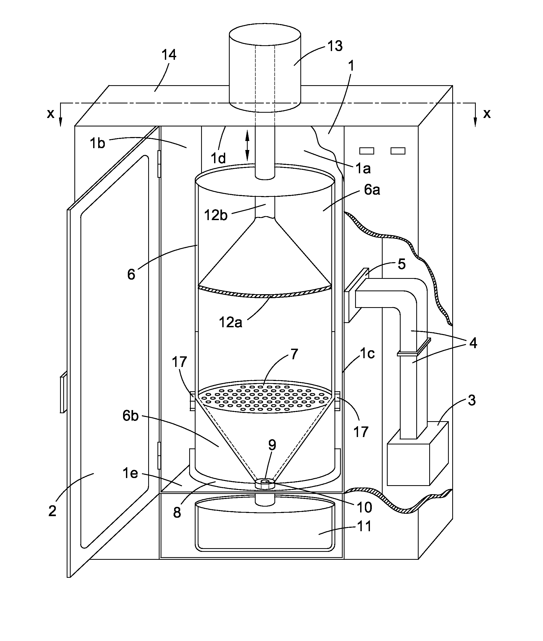 Microwave press extraction apparatus