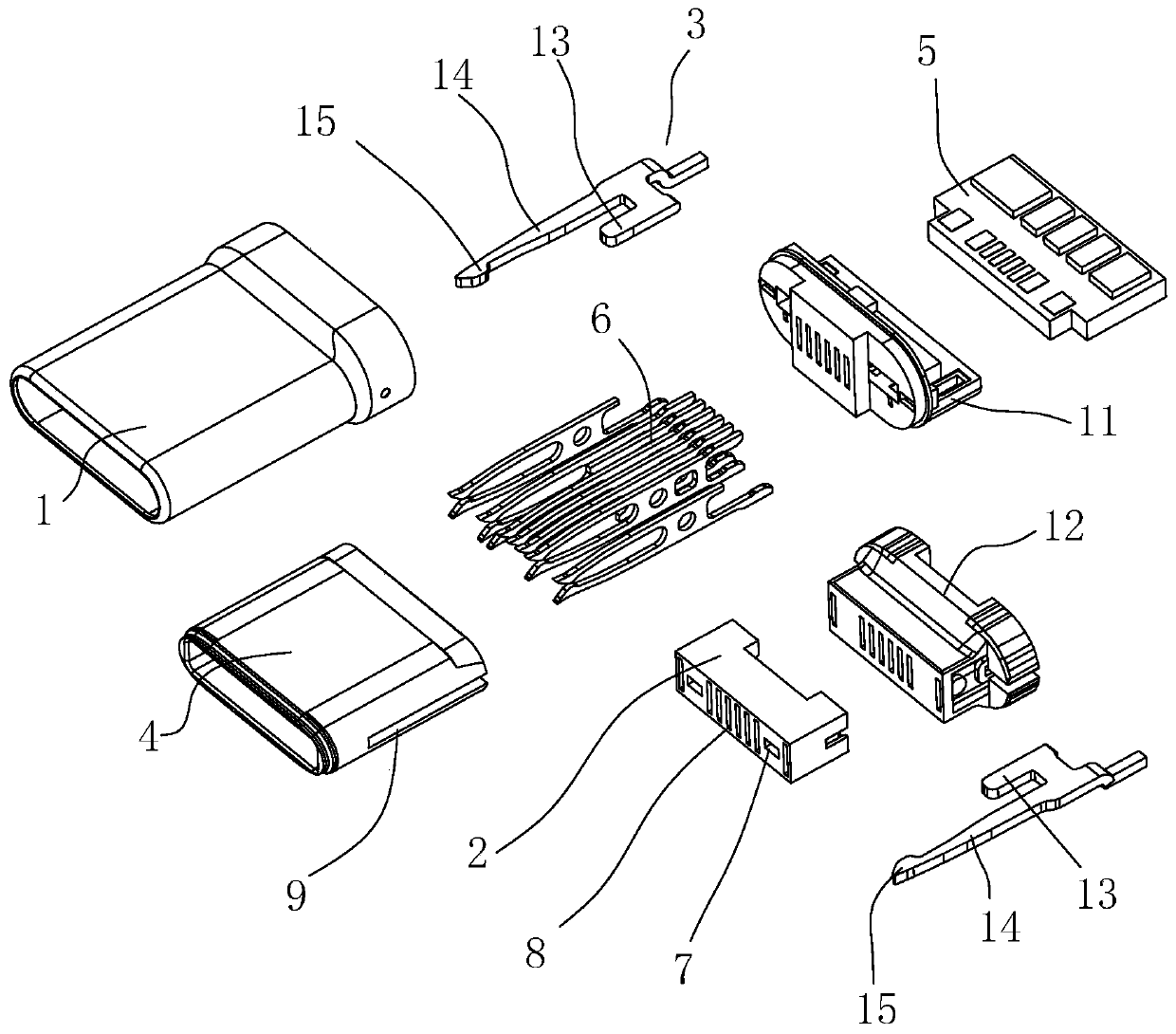 Assembling method of connector and connector