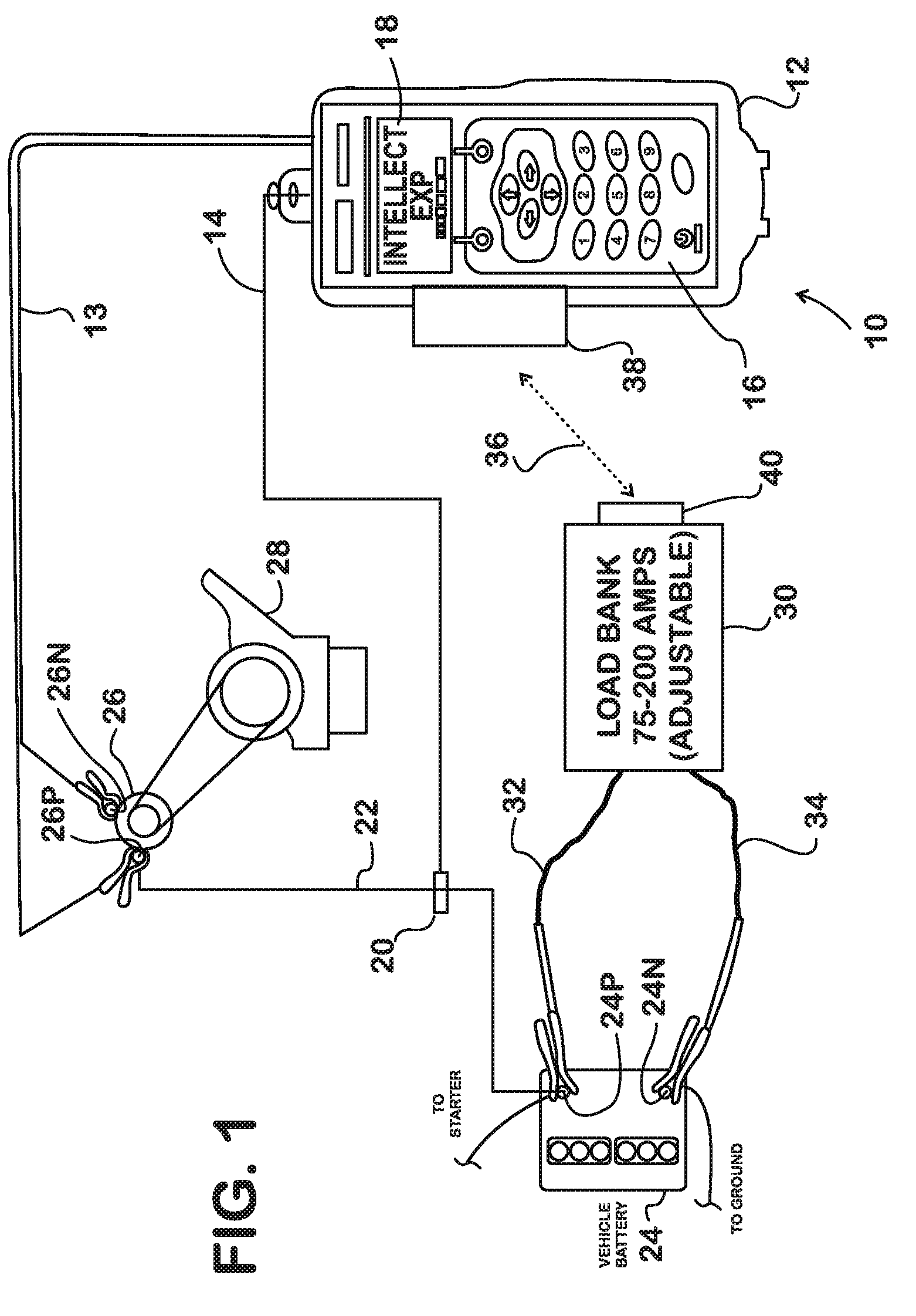 Electrical system testing using a wireless-controlled load bank