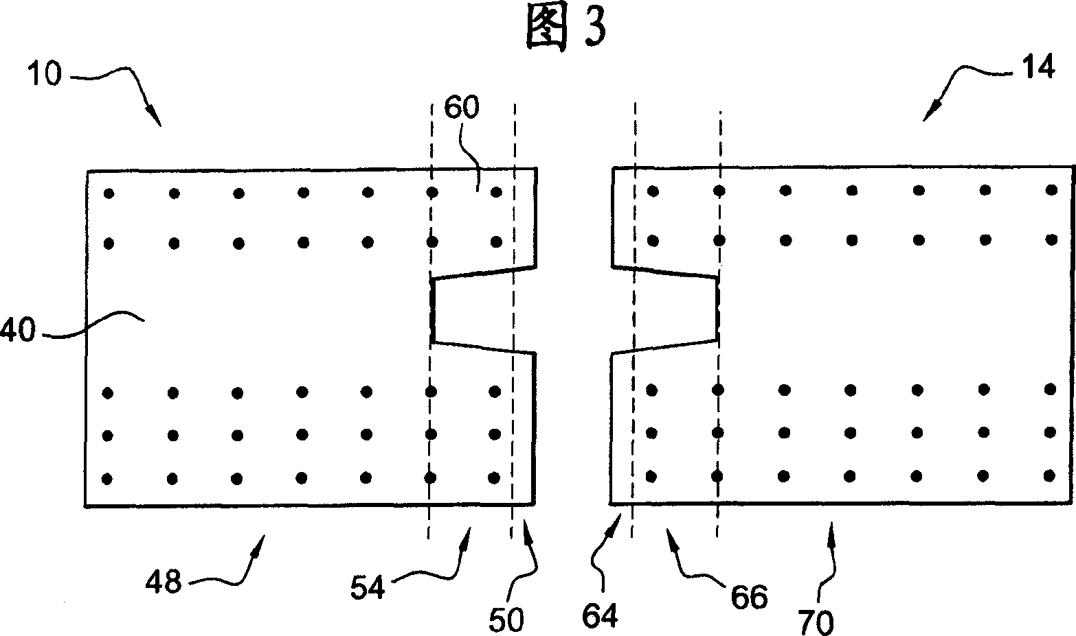 Arrangement for connecting two circuit boards by connector, coplanar structural section and microstrip structural section