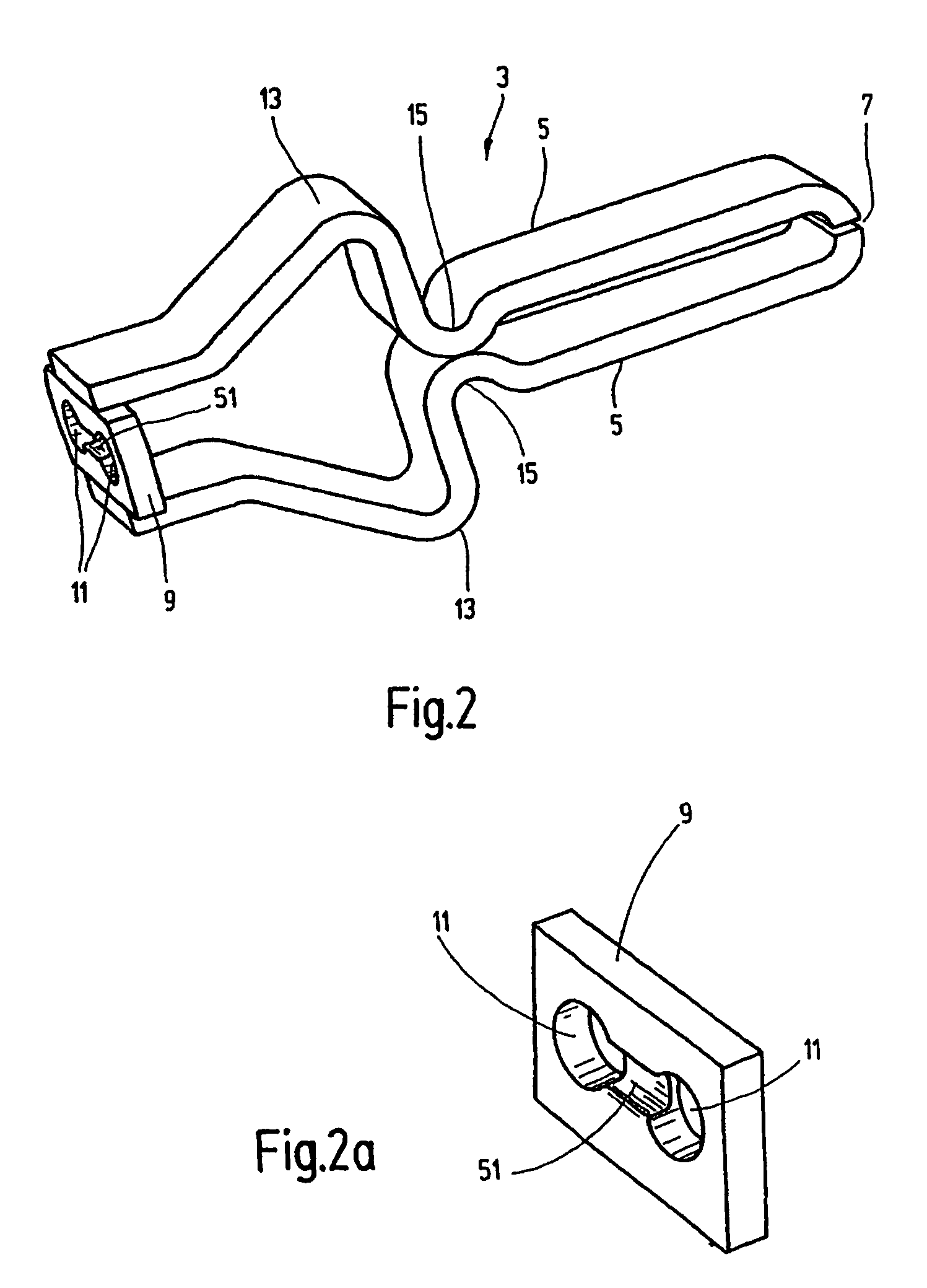 Method and device for the endoscopic application of self-closing medical clips