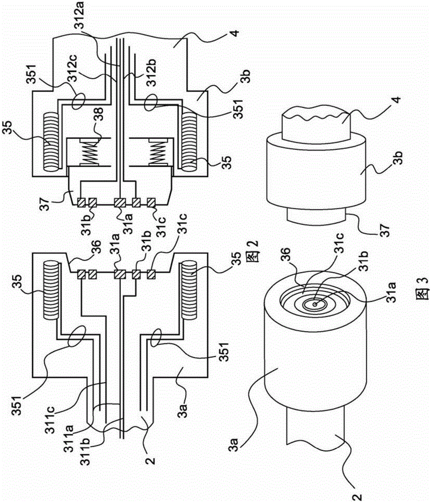 In-flight refuelling device for electric storage system and aircraft equipped with such a device