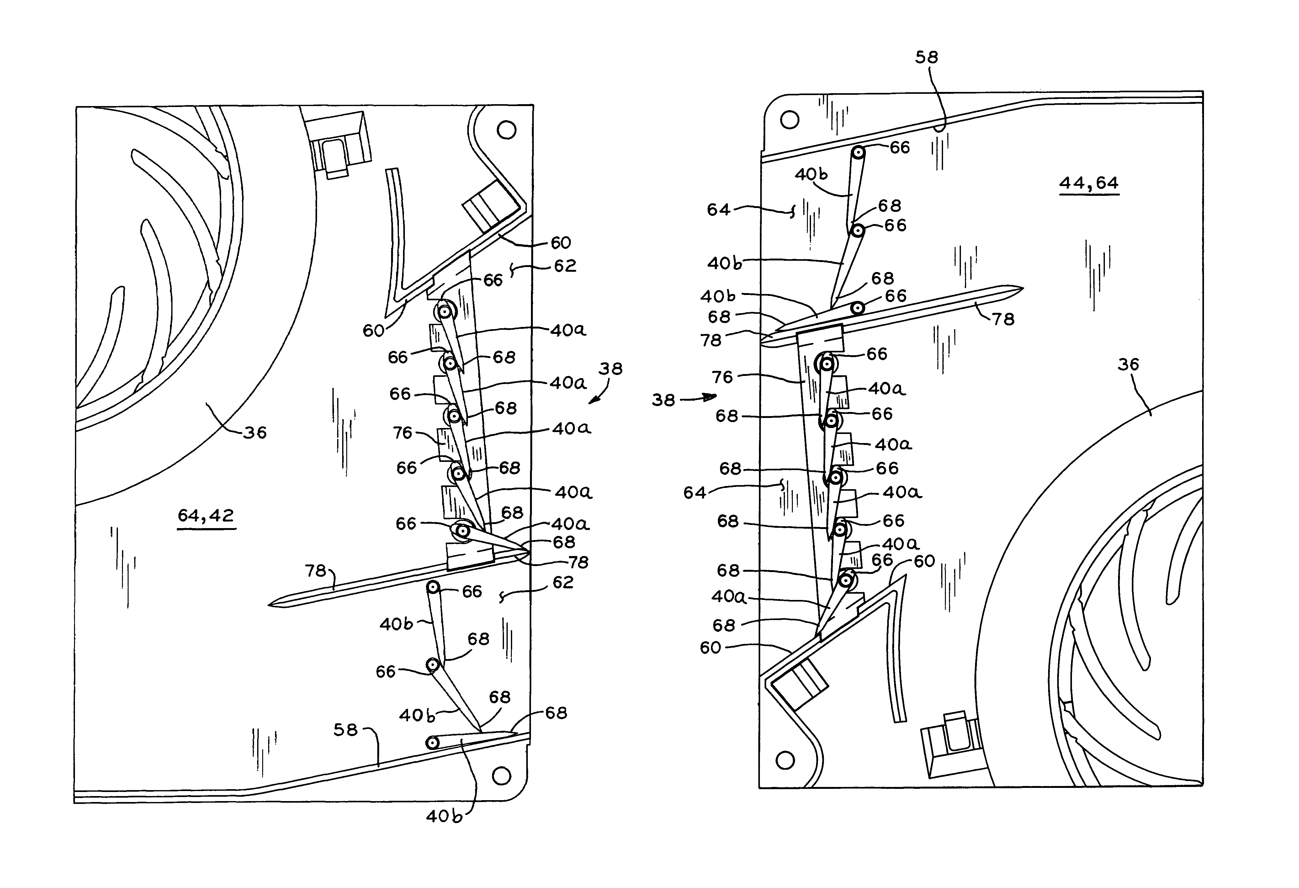 Anti-reverse flow mechanism for centrifugal blowers