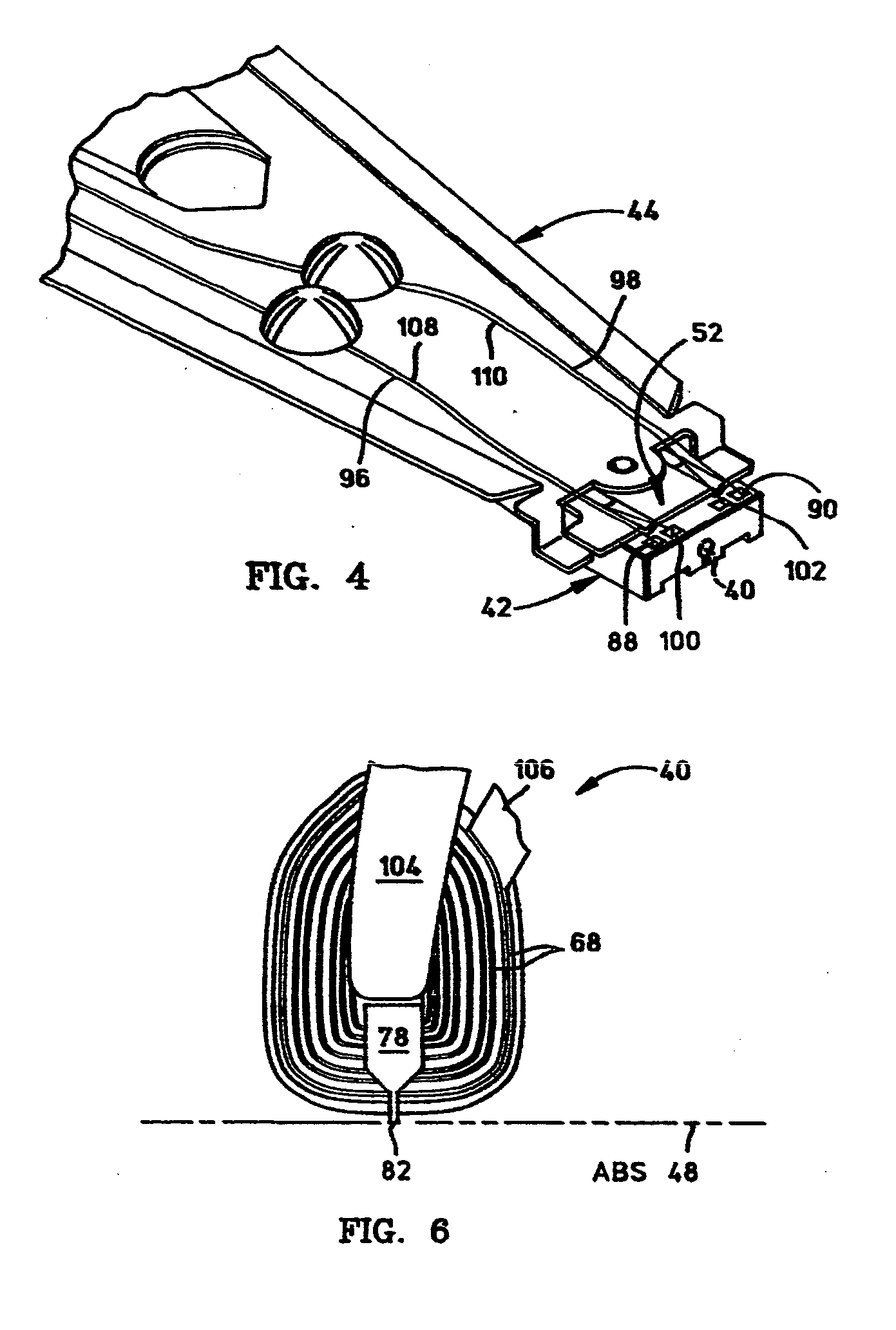 Methods of forming an electrical connection in a magnetic head using a damascene process