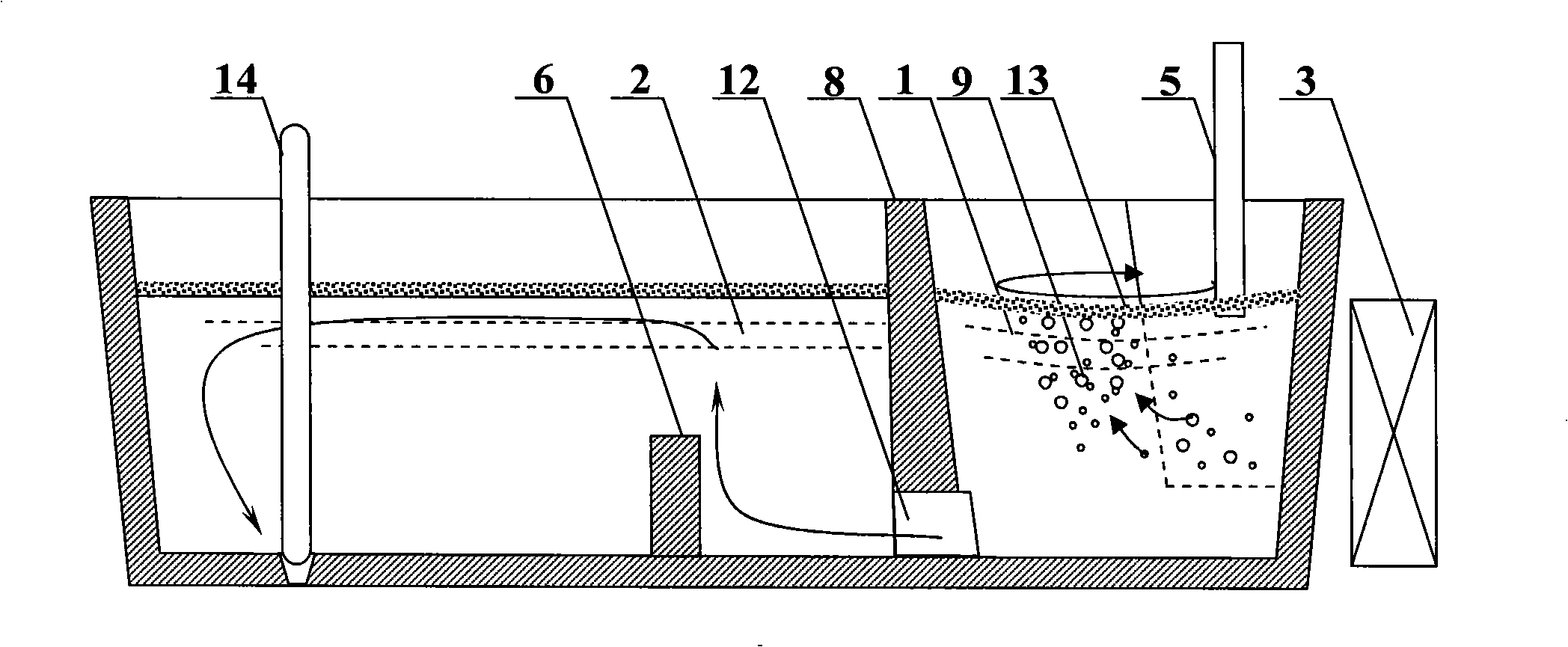 Rotating electromagnetic field and tangential flow guiding composite purifying tundish steel liquid method and device