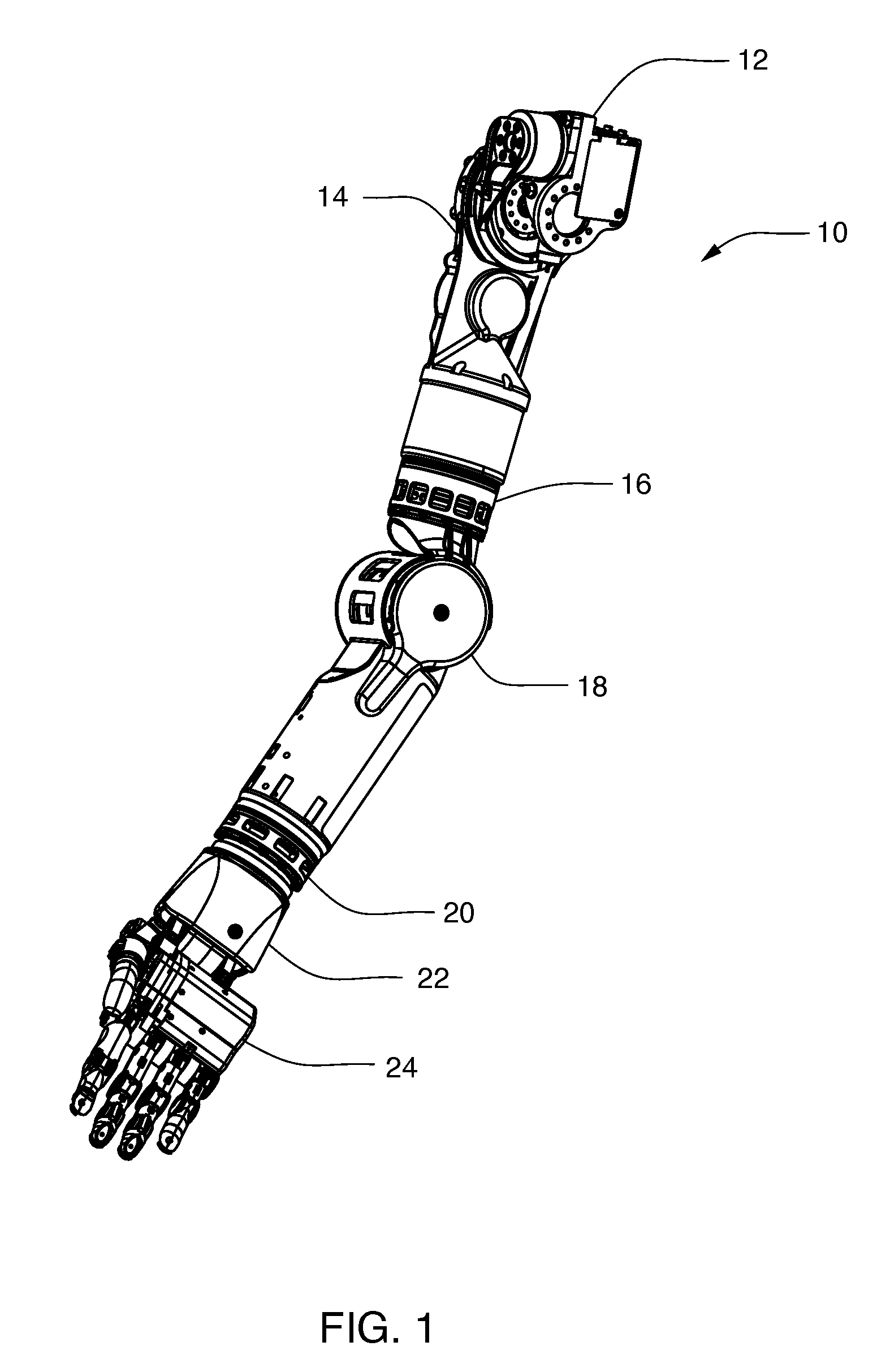 Arm prosthetic device