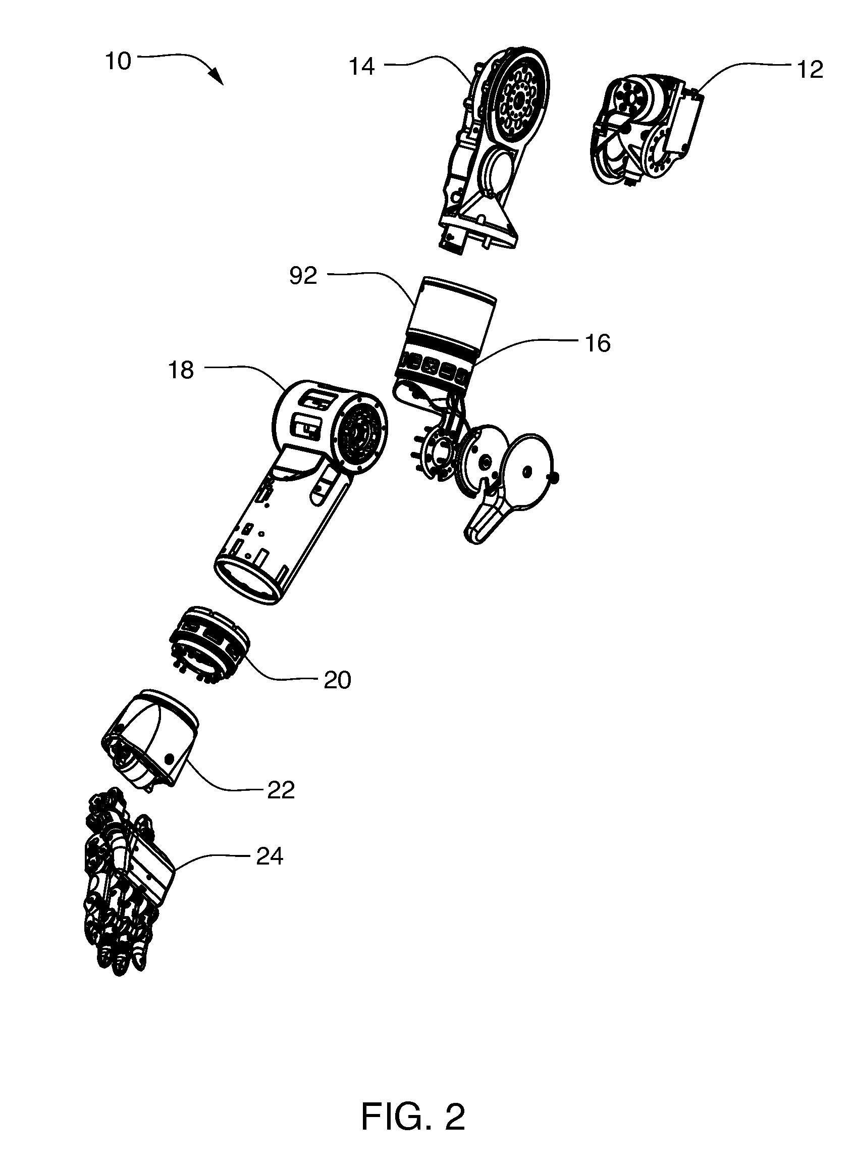 Arm prosthetic device