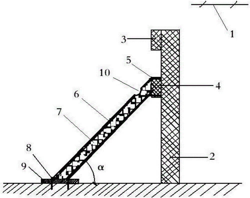 Support structure for supporting foundation pit and method for supporting foundation pit