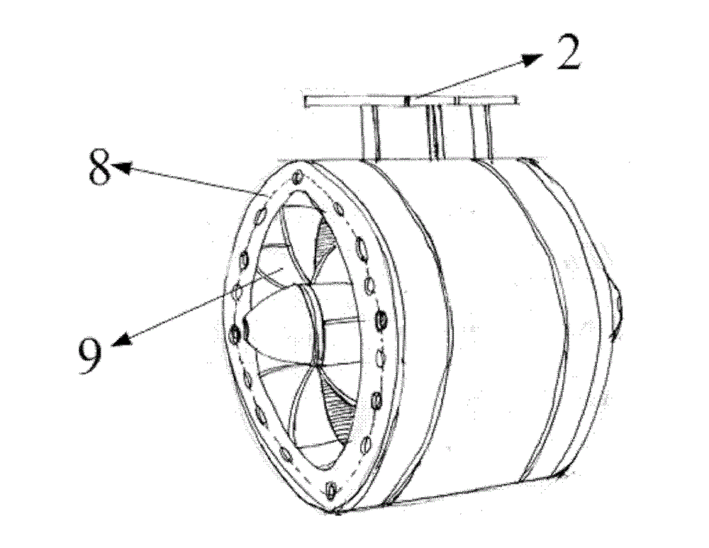 Large-gap and low-noise engine-propeller integrated permanent magnet propulsion unit