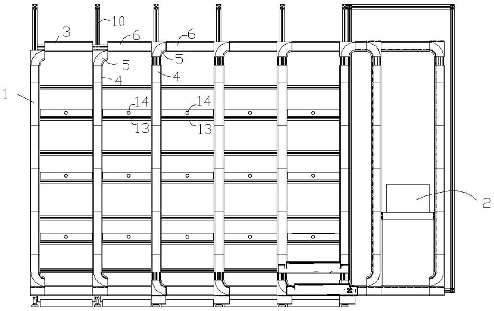 Novel intelligent goods shelf