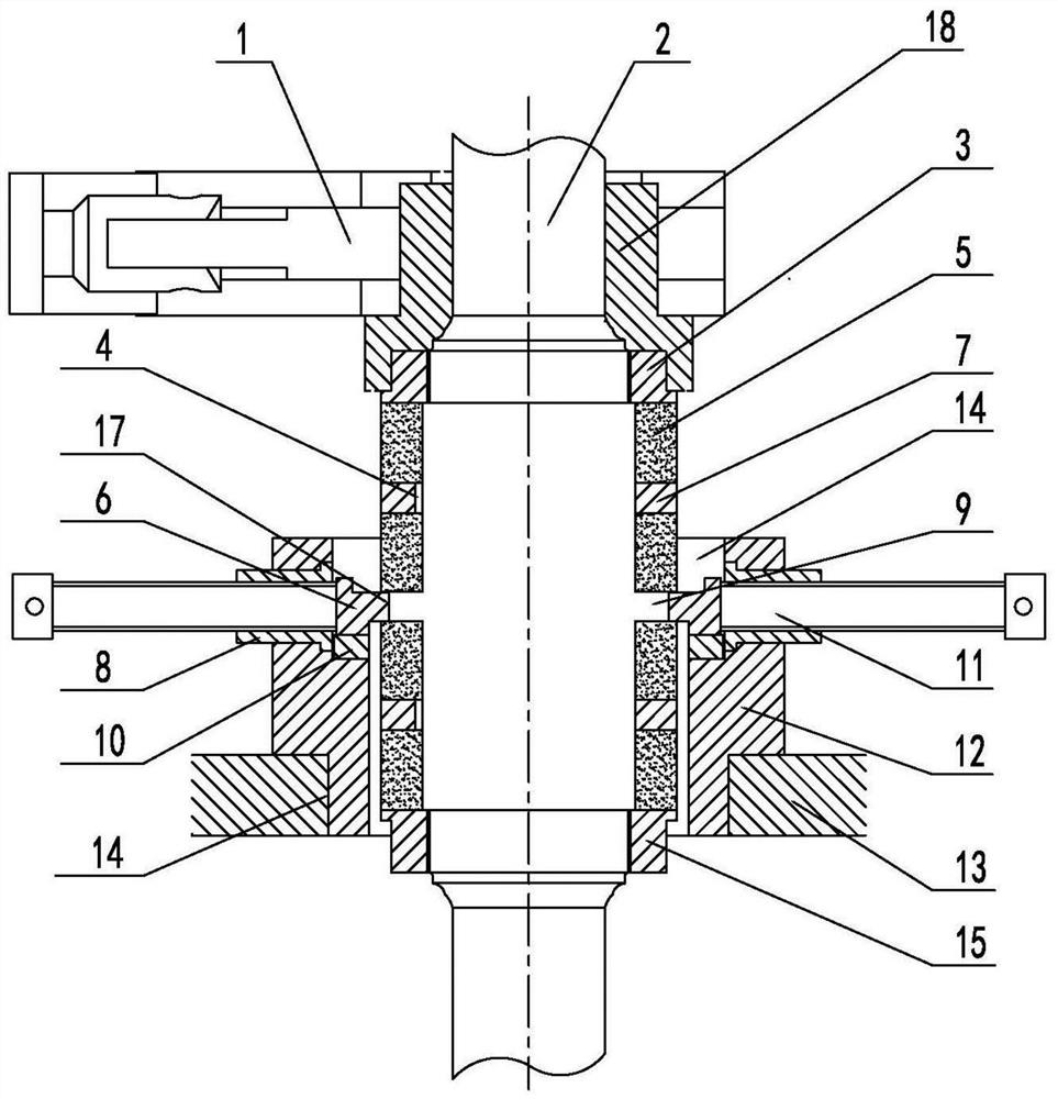 Bidirectional nut locking device and combined roller
