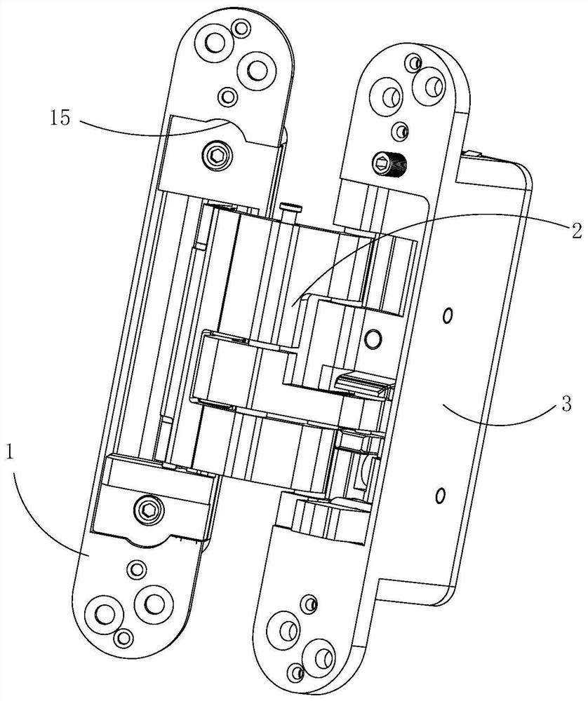 Pressure adjusting device of door hinge self-closing mechanism and door hinge comprising same