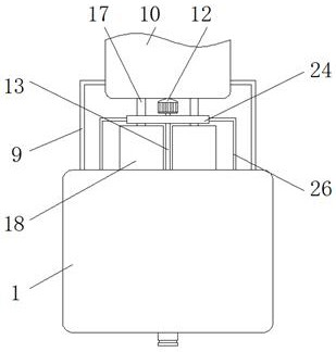 Vaccine preparation blending mechanism convenient for controlling contents of various components