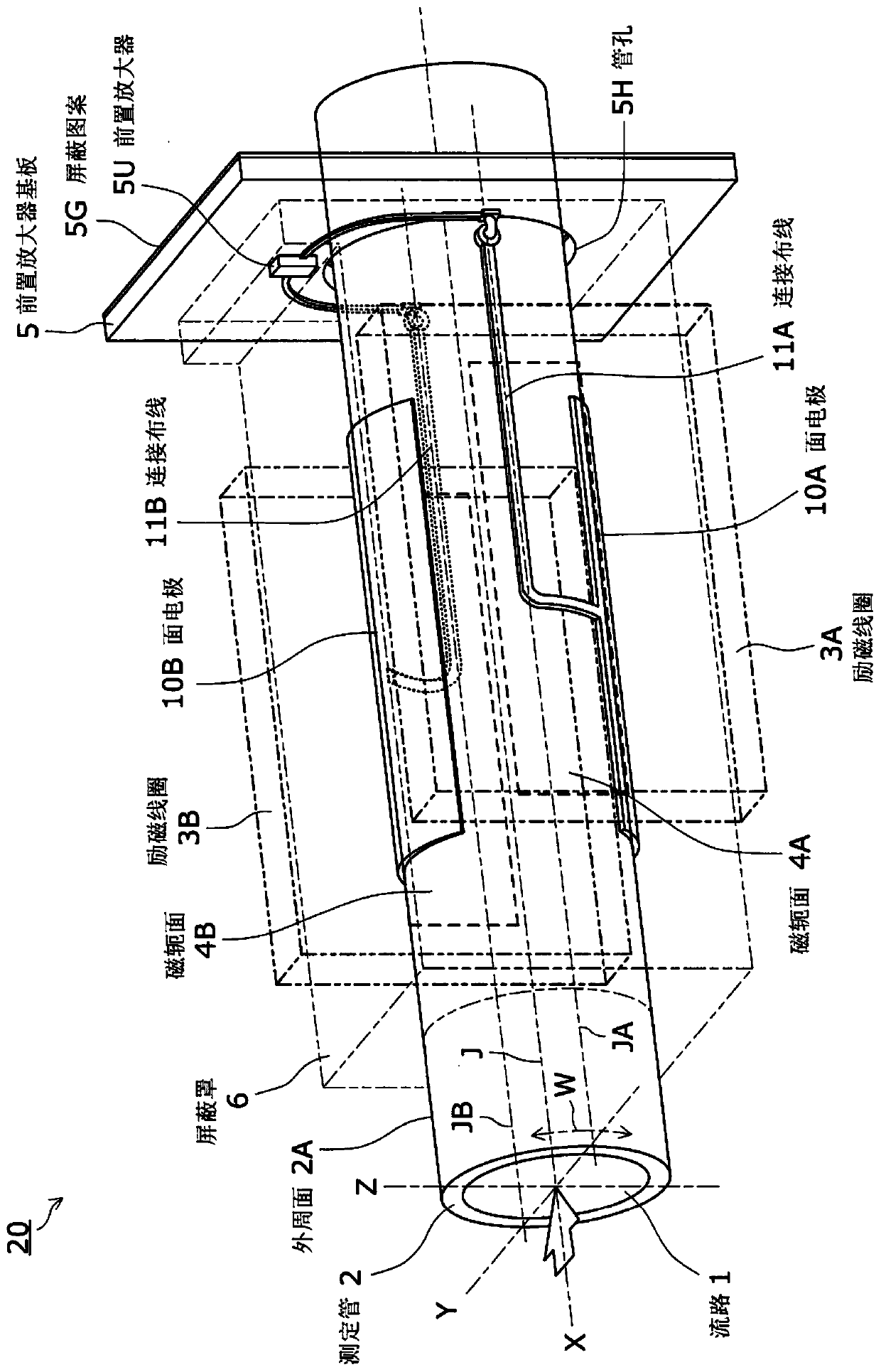 Capacitive electromagnetic flowmeter